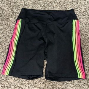 pink biker shorts